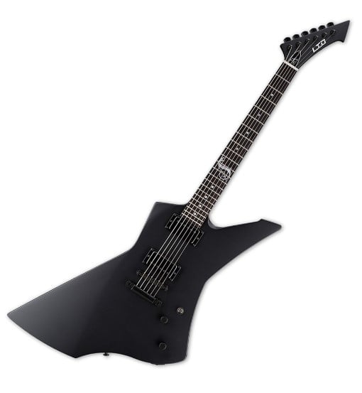 ESP LTD Snakebyte James Hetfield Signature Guitar, Black Satin Finish Including Hard Case ESP LTD Snakebyte James Hetfield Signature Guitar, Black Satin Finish Including Hard Case