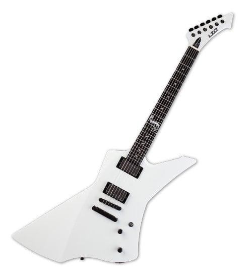 ESP LTD Snakebyte James Hetfield Signature Guitar, Snow White Finish Including Hard case ESP LTD Snakebyte James Hetfield Signature Guitar, Snow White Finish Including Hard case