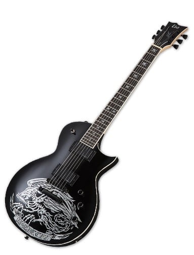 ESP LTD Warbird Will Adler Signature Guitar Black Finish Includes Hard Case ESP LTD Warbird Will Adler Signature Guitar Black Finish Includes Hard Case