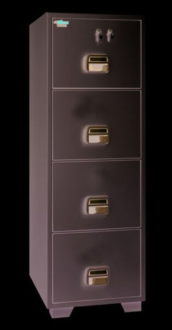 EAGLE SF-680-4EKX FIRE RESISTANT FILING CABINET, 4 DRAWERS, DIGITAL WITH KEY LOCK