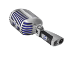 Shure Super 55 Supercardioid Dynamic Microphone (Silver with Blue Foam) Shure Super 55 Supercardioid Dynamic Microphone (Silver with Blue Foam)