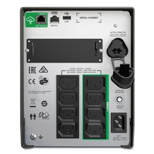 APC 1500VA LCD 230V Smart-UPS With Smart Connect APC 1500VA LCD 230V Smart-UPS With Smart Connect