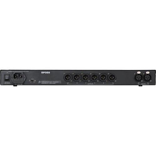 Mackie SP260 2 x 6 Loudspeaker System Processor Mackie SP260 2 x 6 Loudspeaker System Processor