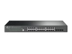 TP-Link T1700G-28TQ JetStream 24-Port Gigabit Stackable Smart Switch with 4 10GE SFP+ Slots TP-Link T1700G-28TQ JetStream 24-Port Gigabit Stackable Smart Switch with 4 10GE SFP+ Slots