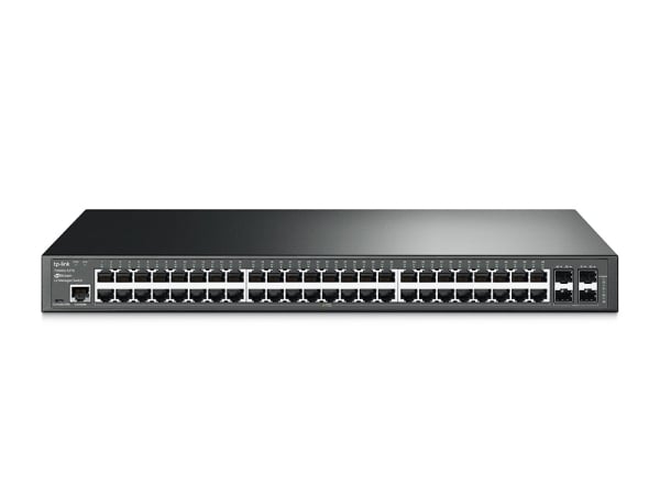 TP-Link T2600G-52TS (TL-SG3452) JetStream 48-Port Gigabit L2 Managed Switch with 4 SFP Slots TP-Link T2600G-52TS (TL-SG3452) JetStream 48-Port Gigabit L2 Managed Switch with 4 SFP Slots