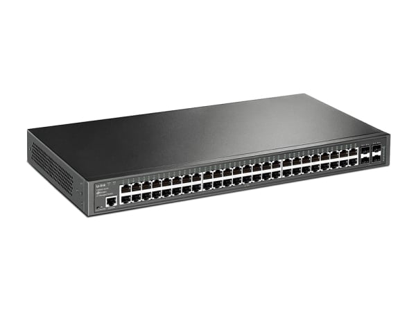 TP-Link T2600G-52TS (TL-SG3452) JetStream 48-Port Gigabit L2 Managed Switch with 4 SFP Slots TP-Link T2600G-52TS (TL-SG3452) JetStream 48-Port Gigabit L2 Managed Switch with 4 SFP Slots