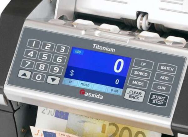 Cassida Titanium-5 Currency Counting Machine Cassida Titanium-5 Currency Counting Machine