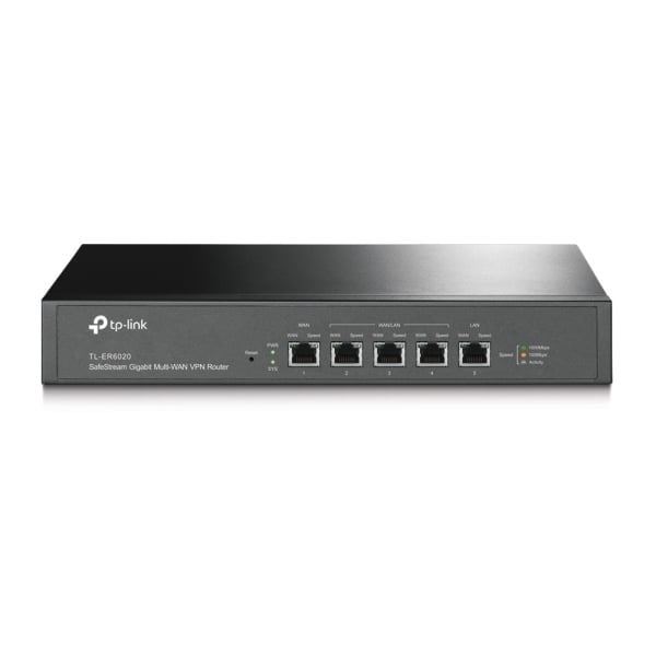 TP-Link TL-ER6020 SafeStream Gigabit Multi-WAN Desktop/Rackmount VPN Router TP-Link TL-ER6020 SafeStream Gigabit Multi-WAN Desktop/Rackmount VPN Router