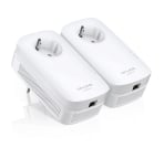TP-Link TL-PA8010P KIT AV1200 Gigabit Passthrough Powerline Starter Kit TP-Link TL-PA8010P KIT AV1200 Gigabit Passthrough Powerline Starter Kit