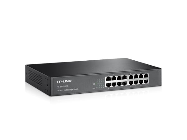 TP-Link TL-SF1016DS 16-Port 10/100Mbps Desktop/Rackmount Switch TP-Link TL-SF1016DS 16-Port 10/100Mbps Desktop/Rackmount Switch