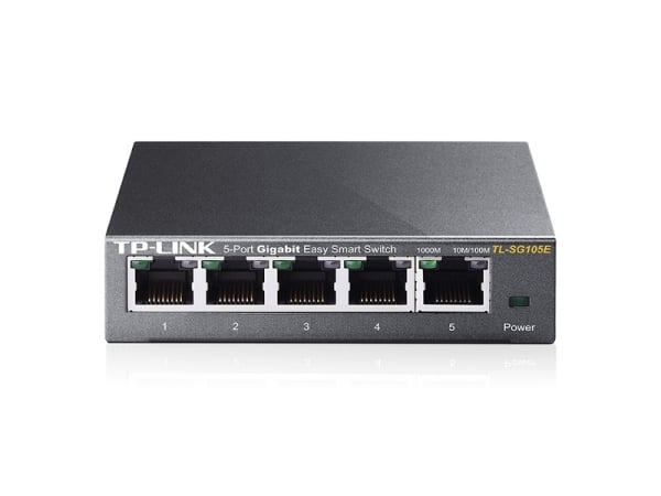 TP-Link TL-SG105E 5-Port Gigabit Easy Smart Switch TP-Link TL-SG105E 5-Port Gigabit Easy Smart Switch