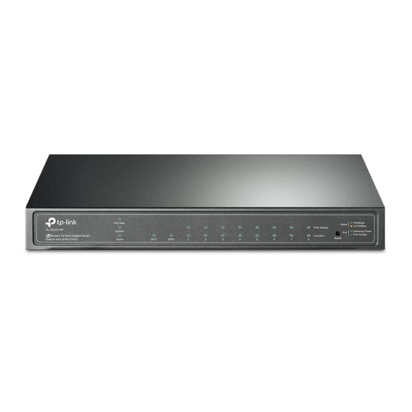 TP-Link TL-SG2210P JetStream 10-Port Gigabit Smart Switch with 8-Port PoE+ TP-Link TL-SG2210P JetStream 10-Port Gigabit Smart Switch with 8-Port PoE+