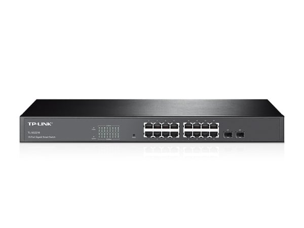 TP-Link TL-SG2216 16-Port Gigabit Smart Switch with 2 Combo SFP Slots TP-Link TL-SG2216 16-Port Gigabit Smart Switch with 2 Combo SFP Slots