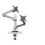 Tripp Lite Dual Full Motion Flex Arm Desk Clamp for 13 Tripp Lite Dual Full Motion Flex Arm Desk Clamp for 13