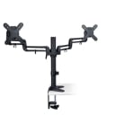 Tripp Lite Dual Full Motion Flex Arm Desk Clamp for 13 Tripp Lite Dual Full Motion Flex Arm Desk Clamp for 13