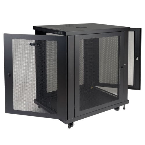 Tripp Lite SmartRack 18U Mid-Depth Rack Enclosure Cabinet Tripp Lite SmartRack 18U Mid-Depth Rack Enclosure Cabinet