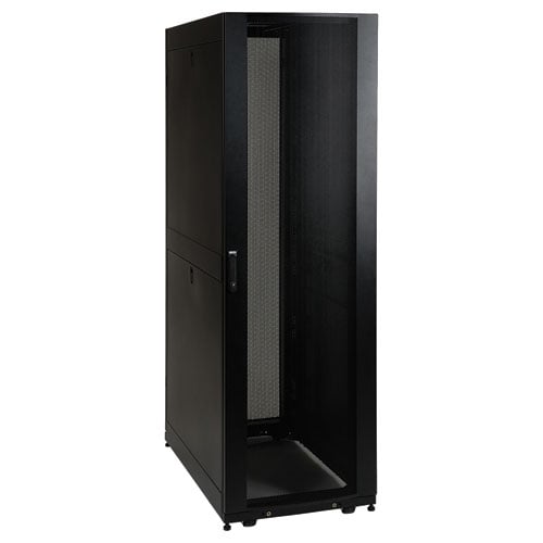 Tripp Lite SmartRack 45U Standard-Depth Server Rack Enclosure Cabinet with Doors & Side Panels Tripp Lite SmartRack 45U Standard-Depth Server Rack Enclosure Cabinet with Doors & Side Panels