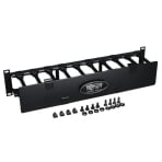 Tripp Lite SmartRack 1U High Capacity Horizontal Cable Manager Finger Duct with Dual-Hinge Cover Tripp Lite SmartRack 1U High Capacity Horizontal Cable Manager Finger Duct with Dual-Hinge Cover