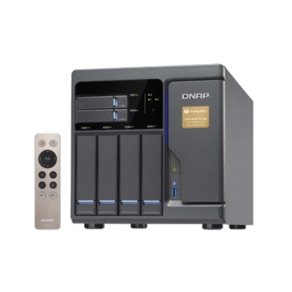 QNAP 6-Bay TurboNAS, SATA 6G, Core i3-6100 3.7 GH, 8GB RAM QNAP 6-Bay TurboNAS, SATA 6G, Core i3-6100 3.7 GH, 8GB RAM
