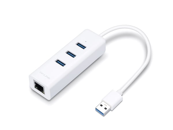 TP-Link USB 3.0 3-Port Hub & Gigabit Ethernet 2 in 1 USB Adapter TP-Link USB 3.0 3-Port Hub & Gigabit Ethernet 2 in 1 USB Adapter