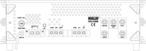 Ahuja SSA350 7-Microphone & 2-Aux Input Amplifier Ahuja SSA350 7-Microphone & 2-Aux Input Amplifier