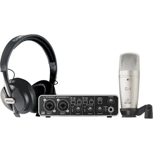 Behringer U Phoria Studio Pro Recording Bundle Behringer U Phoria Studio Pro Recording Bundle