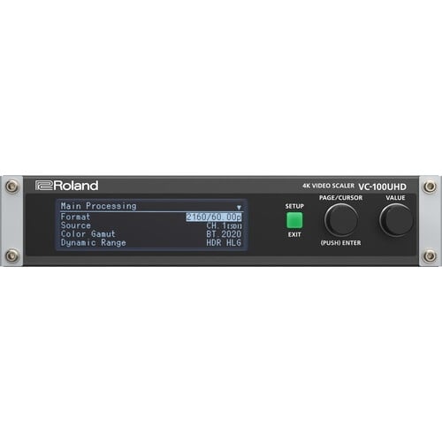 Roland VC-100UHD 4K Video Scaler/Converter/Streamer Roland VC-100UHD 4K Video Scaler/Converter/Streamer