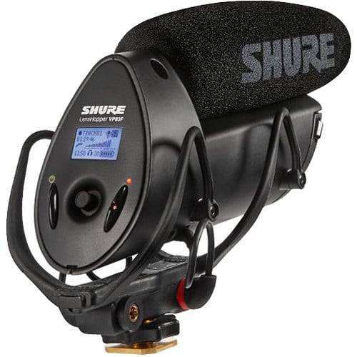 Shure VP83F LensHopper Shotgun Microphone with Integrated Flash Recording Shure VP83F LensHopper Shotgun Microphone with Integrated Flash Recording