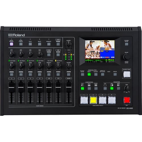 Roland VR-4HD 4 Channel HD AV Mixer Roland VR-4HD 4 Channel HD AV Mixer