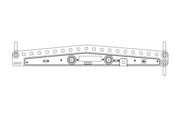 JBL VTX A12 AF EB Array Frame Extension Bar JBL VTX A12 AF EB Array Frame Extension Bar