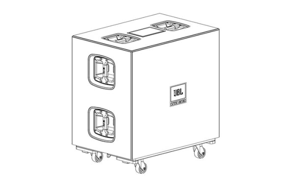 JBL VTX B18 ACC Accessory Cover and Castorboard JBL VTX B18 ACC Accessory Cover and Castorboard