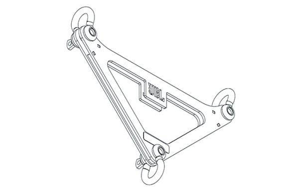 JBL VTX Delta High Quality Universal Delta Plate Accessory JBL VTX Delta High Quality Universal Delta Plate Accessory