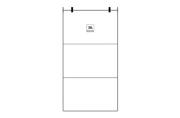 JBL VTX S25 VT CVRW Vertical Transporter Cover Wrap JBL VTX S25 VT CVRW Vertical Transporter Cover Wrap