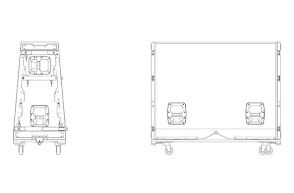 JBL VTX S28 ACC Accessory Cover and Castorboard JBL VTX S28 ACC Accessory Cover and Castorboard