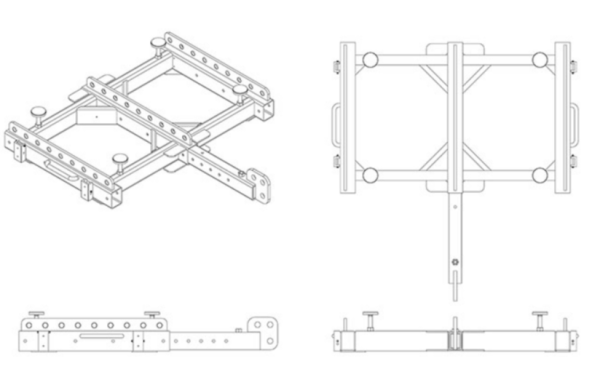 JBL VTX-V25-AF-EB Array Frame JBL VTX-V25-AF-EB Array Frame