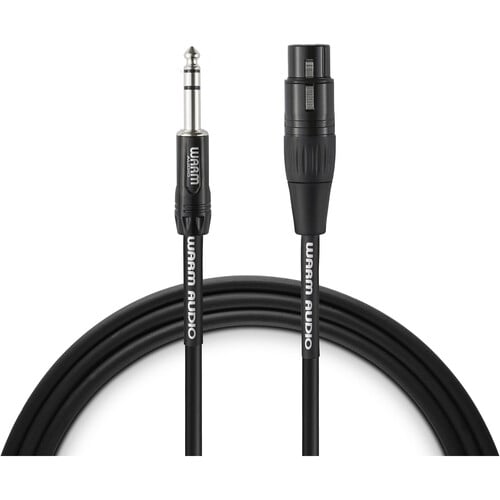 Warm Audio Pro Series - Studio & Live XLR Male to TRS Male 6 (1.8 meters) Warm Audio Pro Series - Studio & Live XLR Male to TRS Male 6 (1.8 meters)