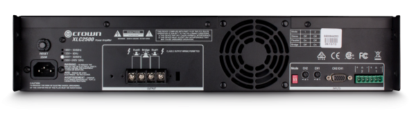 Crown XLC 2500 W-O DSP Two-Channel 500W Power Amplifier Crown XLC 2500 W-O DSP Two-Channel 500W Power Amplifier