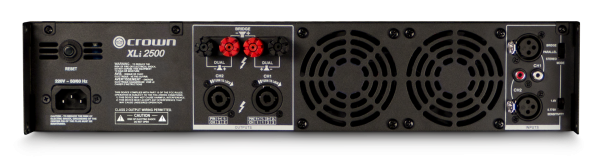 Crown XLi2500 Two-Channel 750W Power Amplifier Crown XLi2500 Two-Channel 750W Power Amplifier