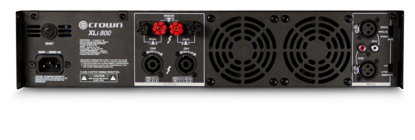 Crown XLi800 Two-Channel 300W Power Amplifier Crown XLi800 Two-Channel 300W Power Amplifier