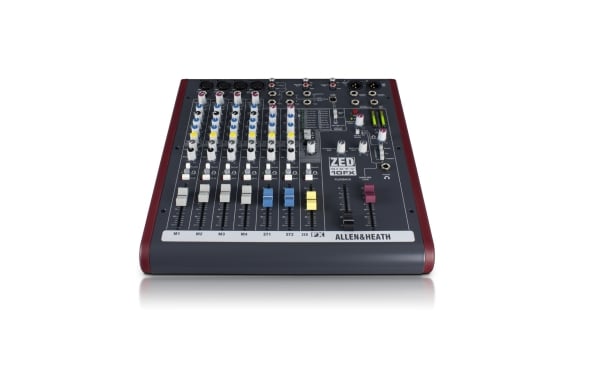 Allen & Heath ZED60-10FX - 6 Channel Mixer with Digital Effects and USB Connectivity Allen & Heath ZED60-10FX - 6 Channel Mixer with Digital Effects and USB Connectivity