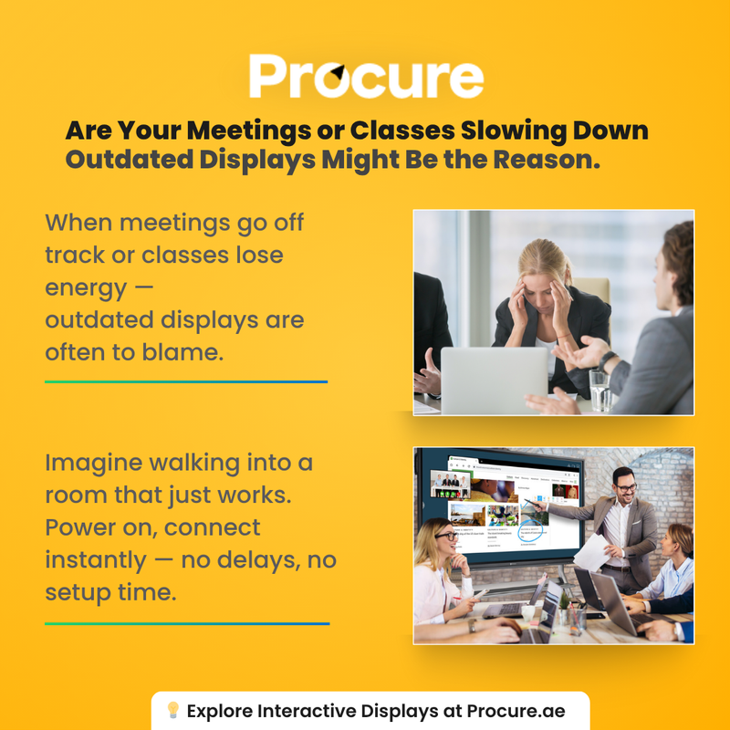 Are meetings or classes slowing down because of non-interactive displays? Here’s how interactive flat panels can fix it.