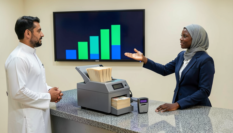 Cash counting machine cost in the UAE by type and brand, from bill counters to value counters and sorters
