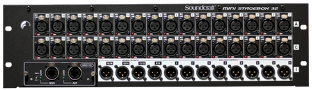 Soundcraft MSB-32R 32 Channel Mini Stagebox with USB Si Option Card