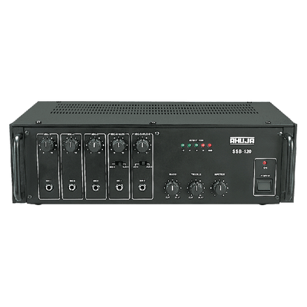 Ahuja SSB120 5-Microphone 2-Aux Input Amplifier