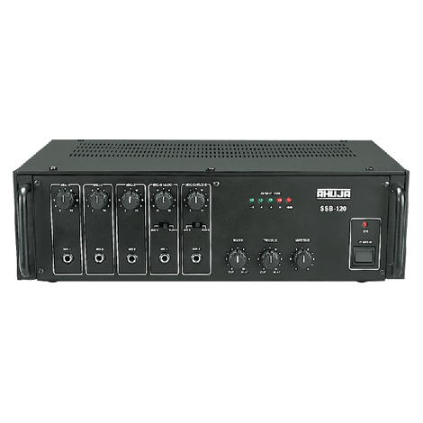 Ahuja SSB120 5-Microphone 2-Aux Input Amplifier