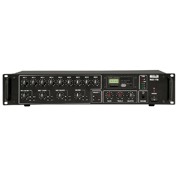 Ahuja RMX1700 17 Channel Rack Mounting Preamplifier Console