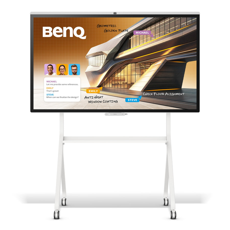 BenQ MT01 rolling stand with VESA mount
