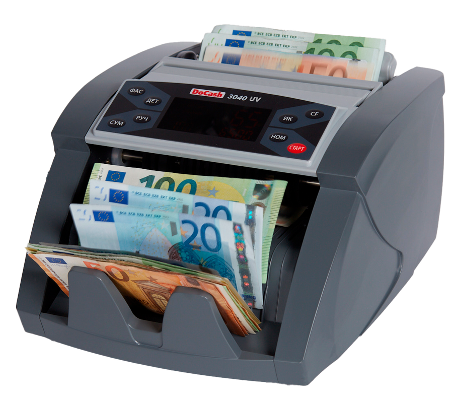DoCash 3040 UV Banknote Counter, Professional Currency Counter, SKU DoCash 3040 UV