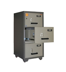 Valberg FC 3K-KK Fire Resistant 3 Drawer Filing Cabinet