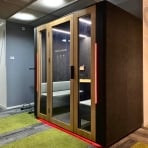 WorkBooth Four Smart Management, Soundproof Design, Eco-Friendly Workspace Pod